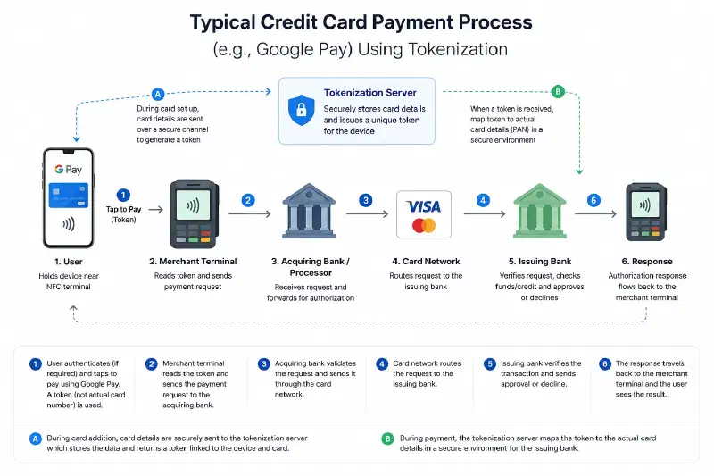 PCI tokenization flow